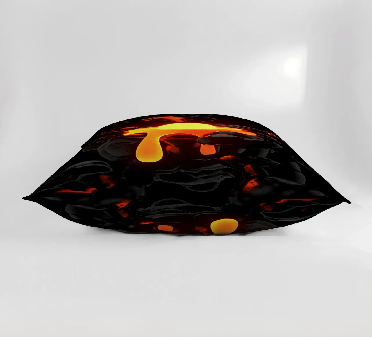 Incandescent Core and Energy Creation decorative cushion by Metallic Meltdown