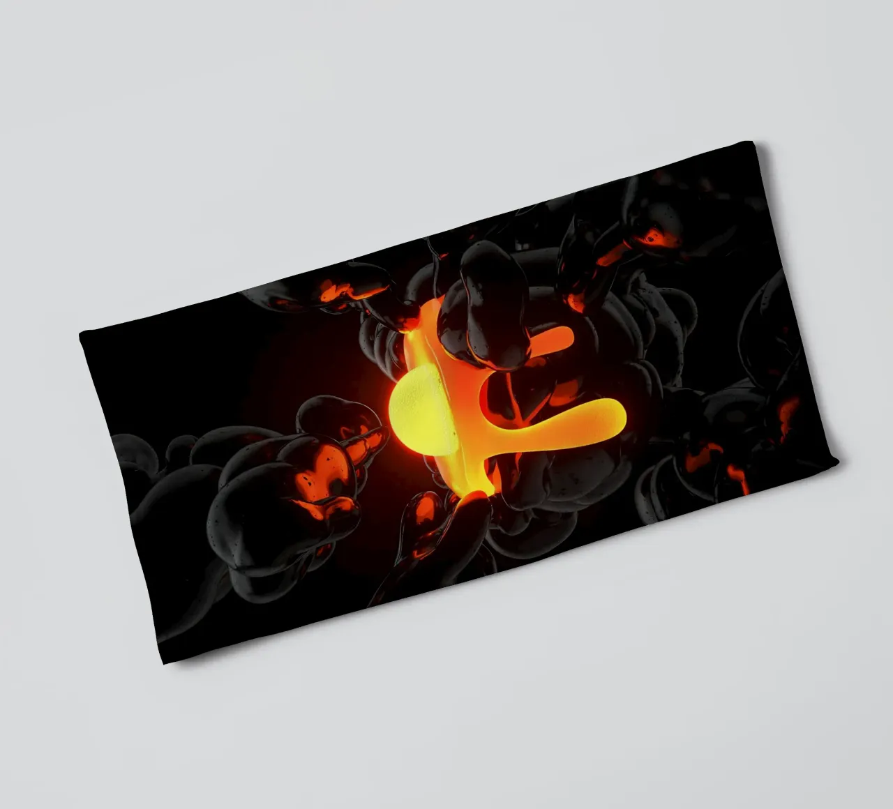 Incandescent Core and Energy Creation towel by Metallic Meltdown