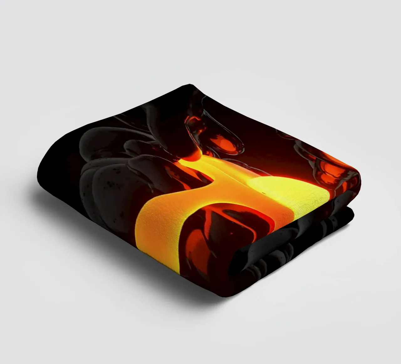 Incandescent Core and Energy Creation towel by Metallic Meltdown