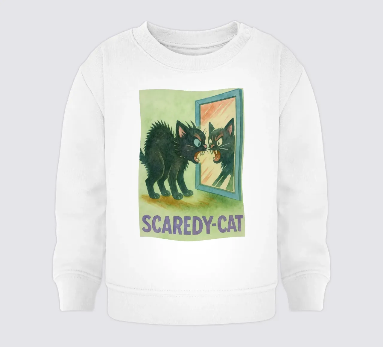 funny pizza cat felpa neonato da wadasx