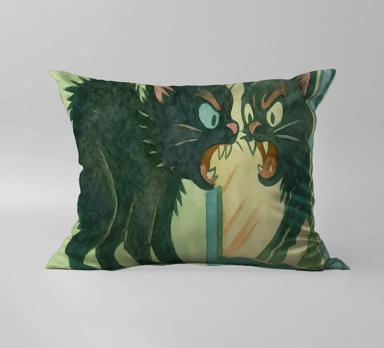 funny pizza cat cuscino da wadasx