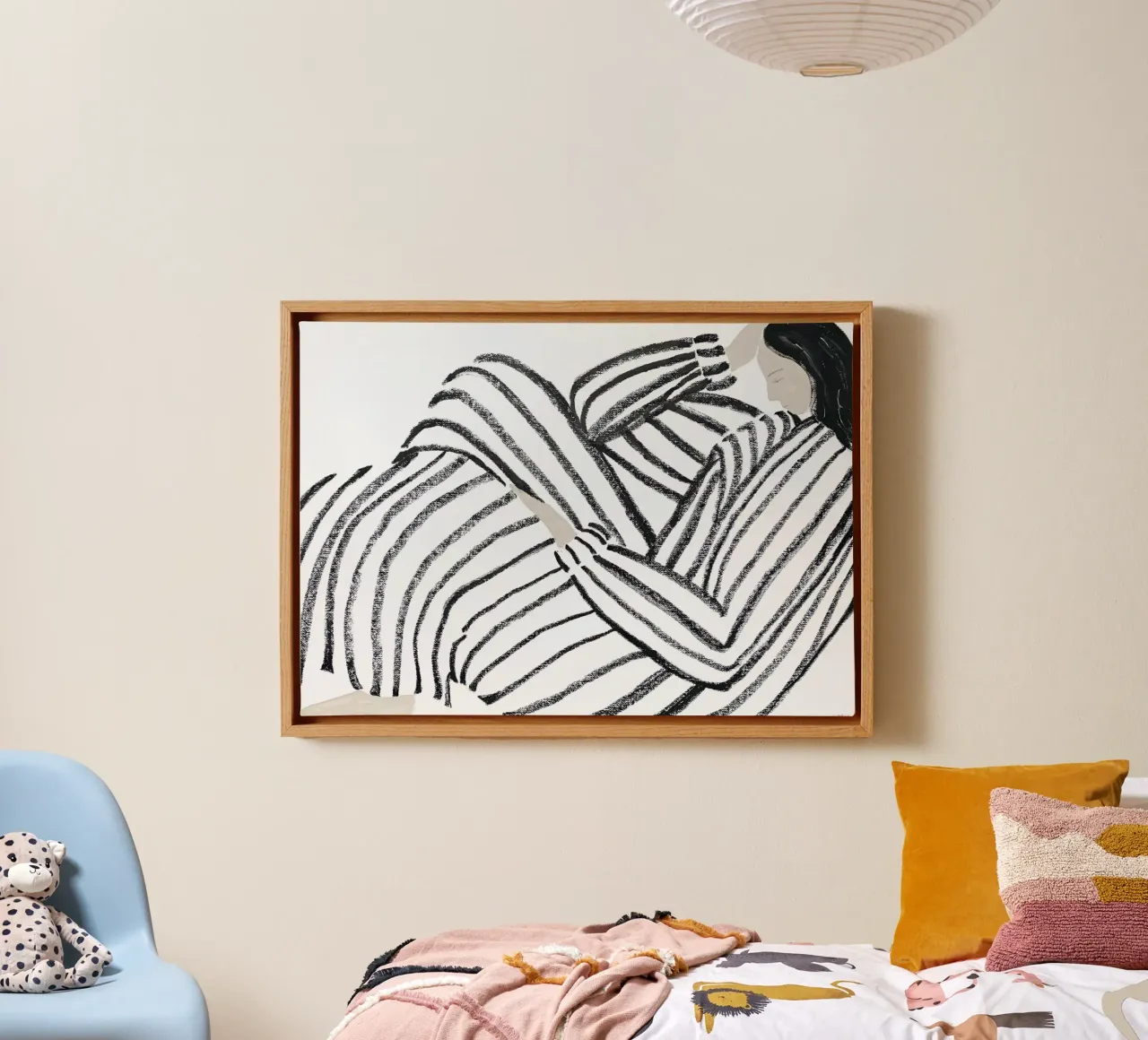 Sofia Lind 57 tela con Cornice a cassetta da William Brown