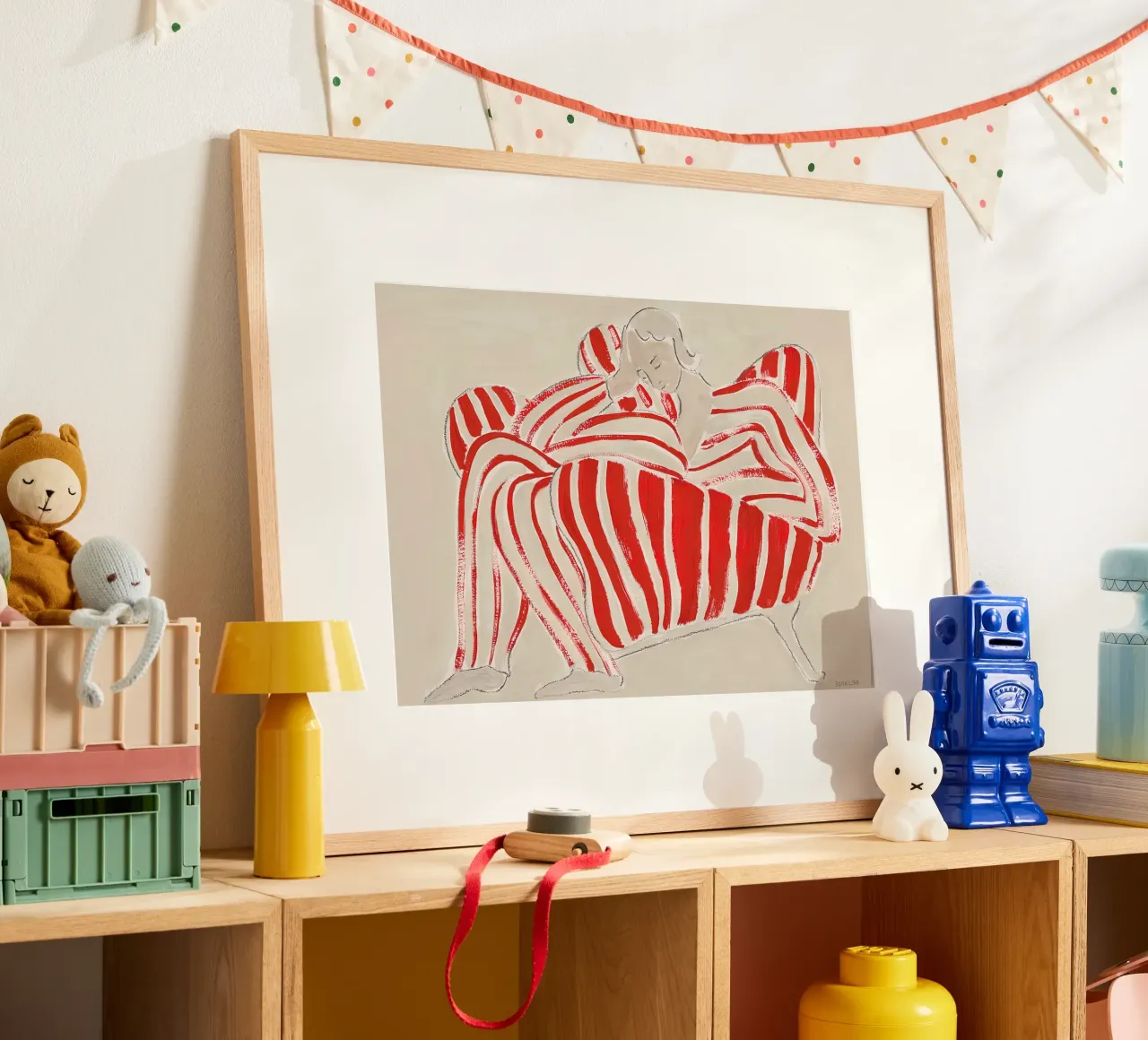 Sofia Lind 58 poster con telaio in legno da William Brown