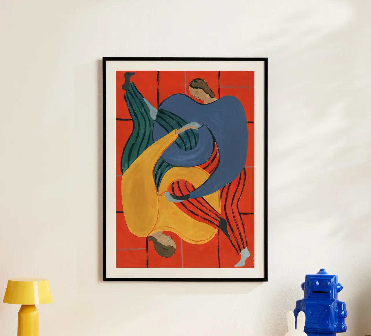 Sofia Lind 59 poster con telaio in alluminio da William Brown