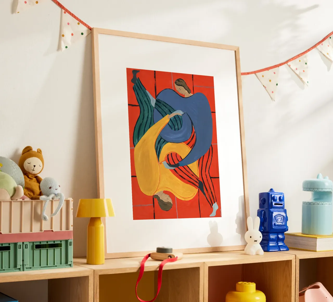 Sofia Lind 59 poster con telaio in alluminio da William Brown