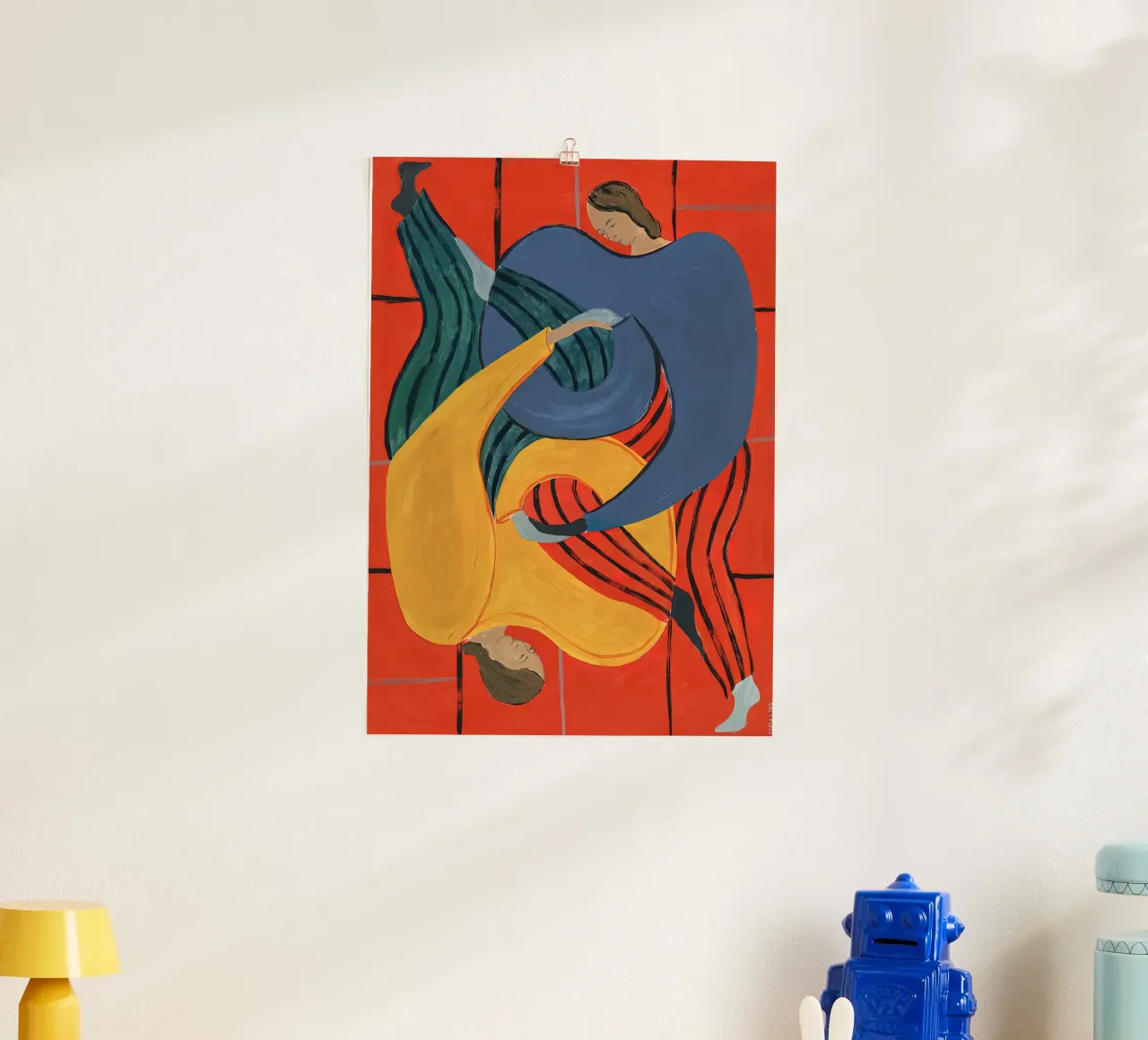 Sofia Lind 59 poster con telaio in alluminio da William Brown