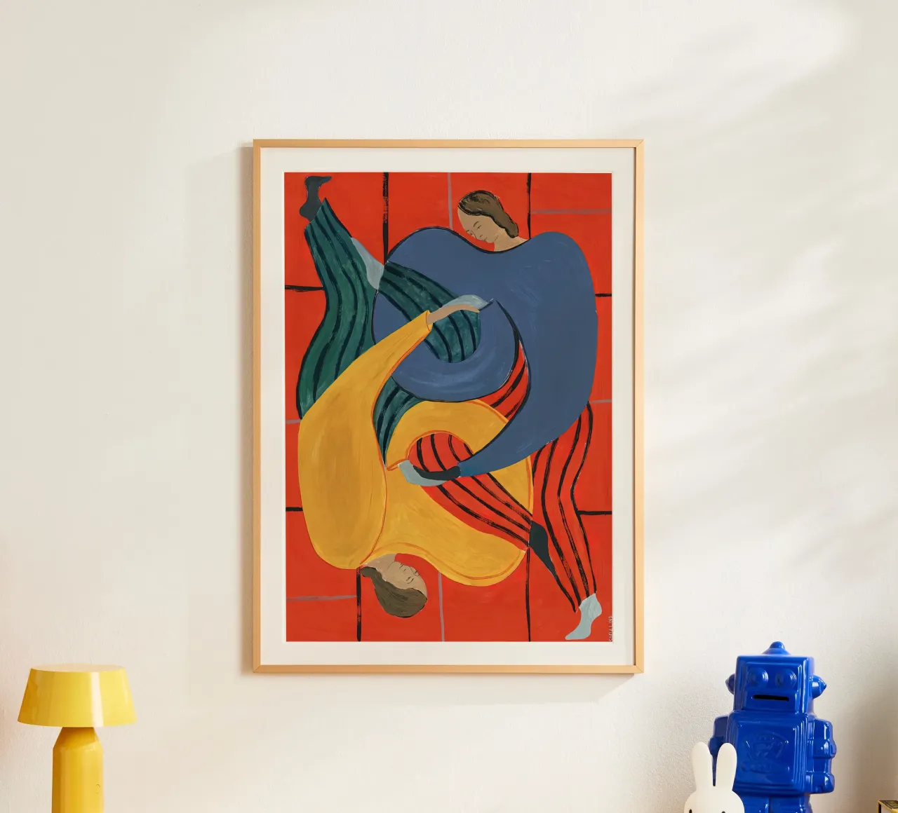 Sofia Lind 59 poster con telaio in alluminio da William Brown