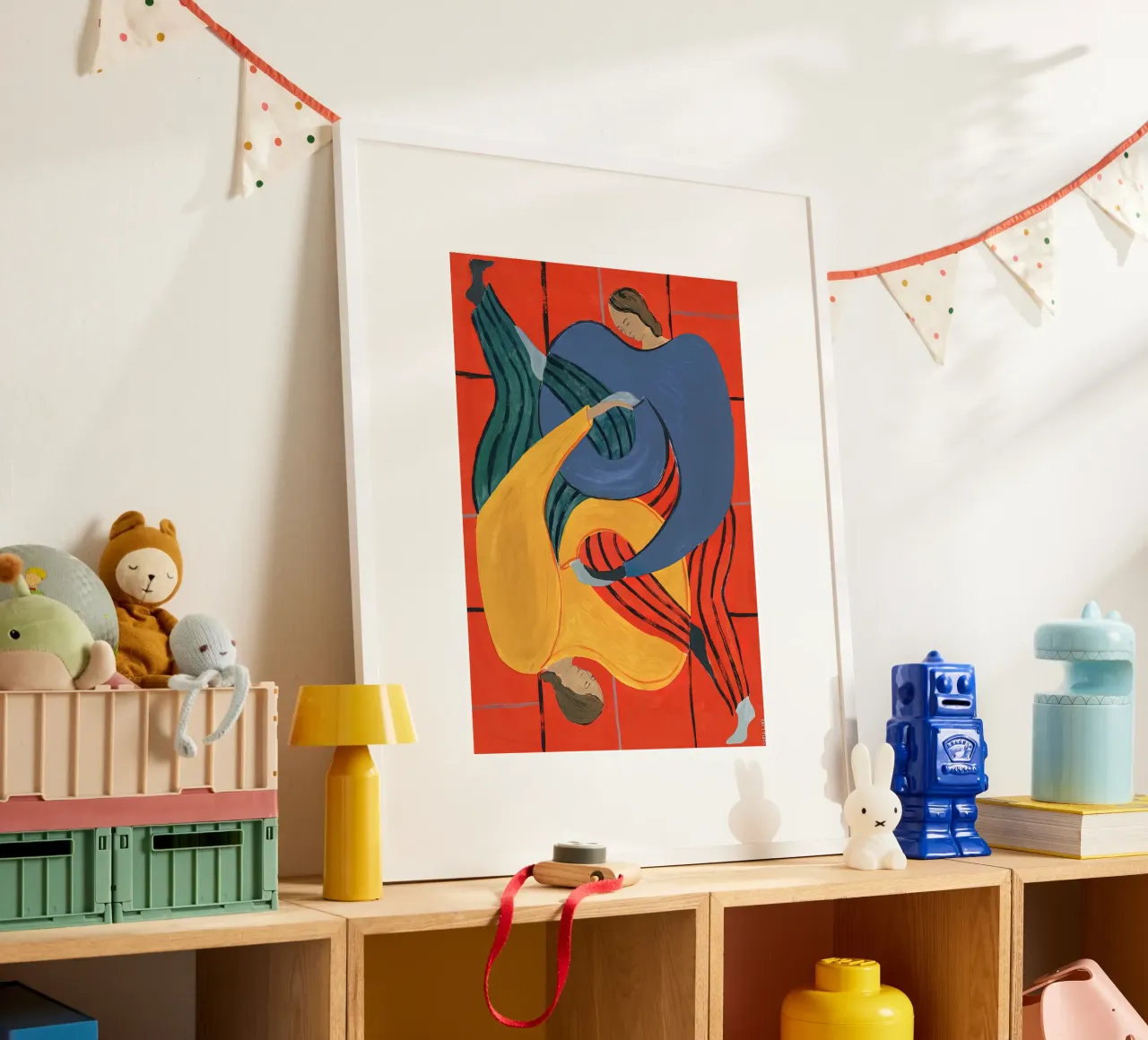 Sofia Lind 59 poster con telaio in alluminio da William Brown