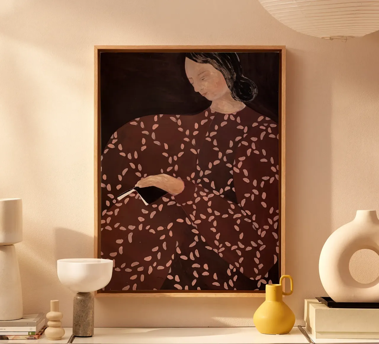 Sofia Lind 61 canvas met Baklijst van William Brown