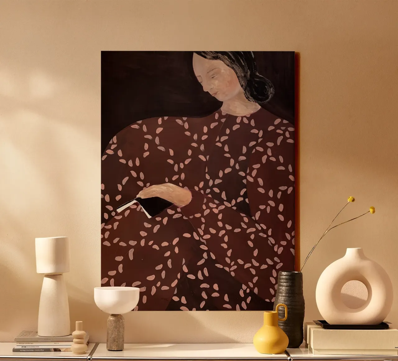 Sofia Lind 61 canvas met Baklijst van William Brown