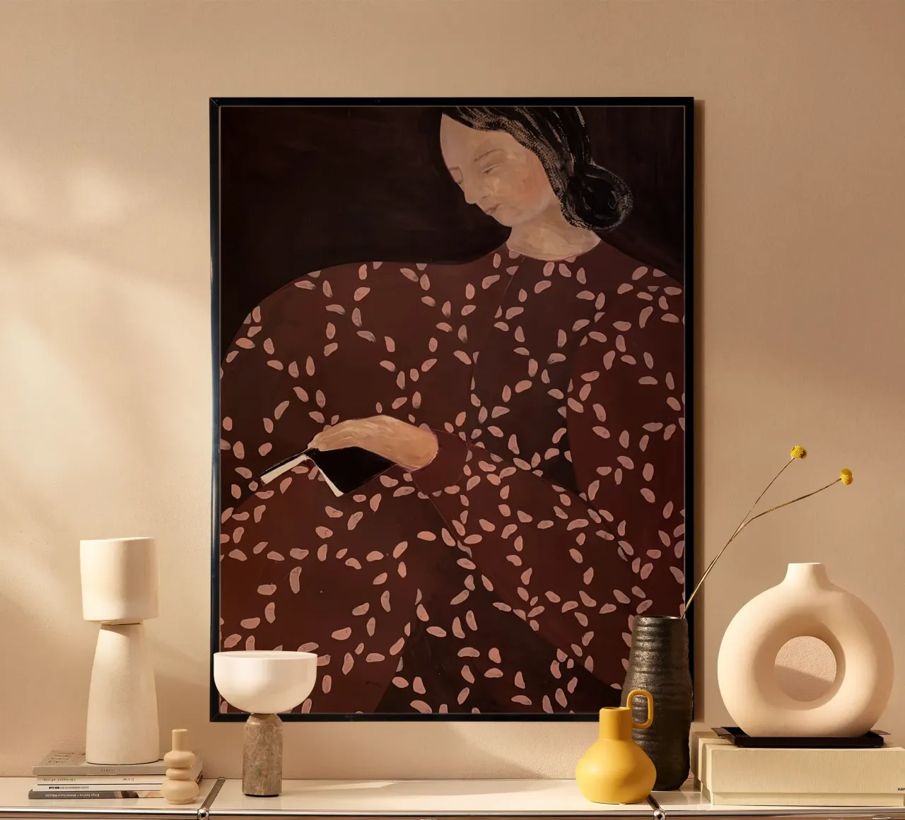 Sofia Lind 61 poster con telaio in legno da William Brown