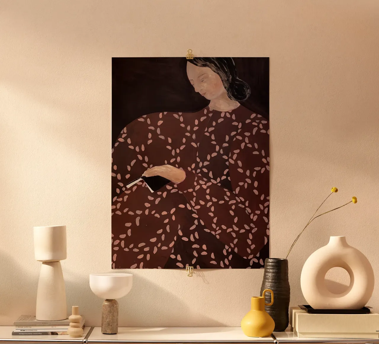 Sofia Lind 61 poster con telaio in legno da William Brown