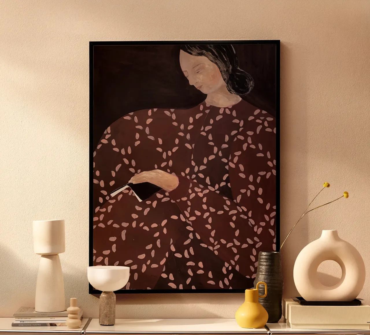 Sofia Lind 61 poster con telaio in legno da William Brown