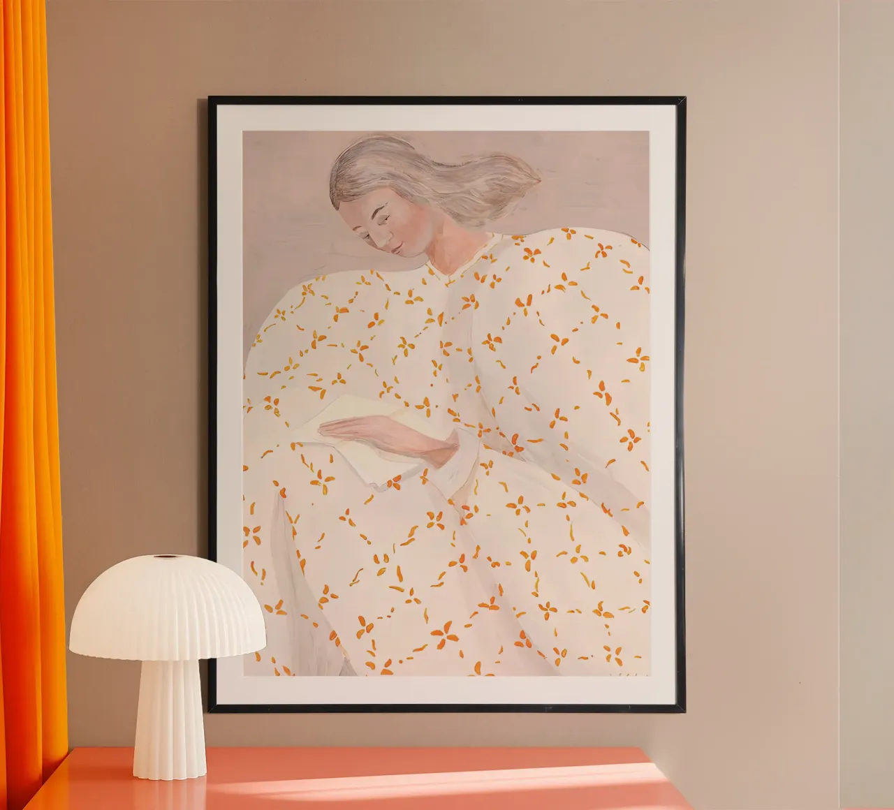 Sofia Lind 62 poster con telaio in legno da William Brown