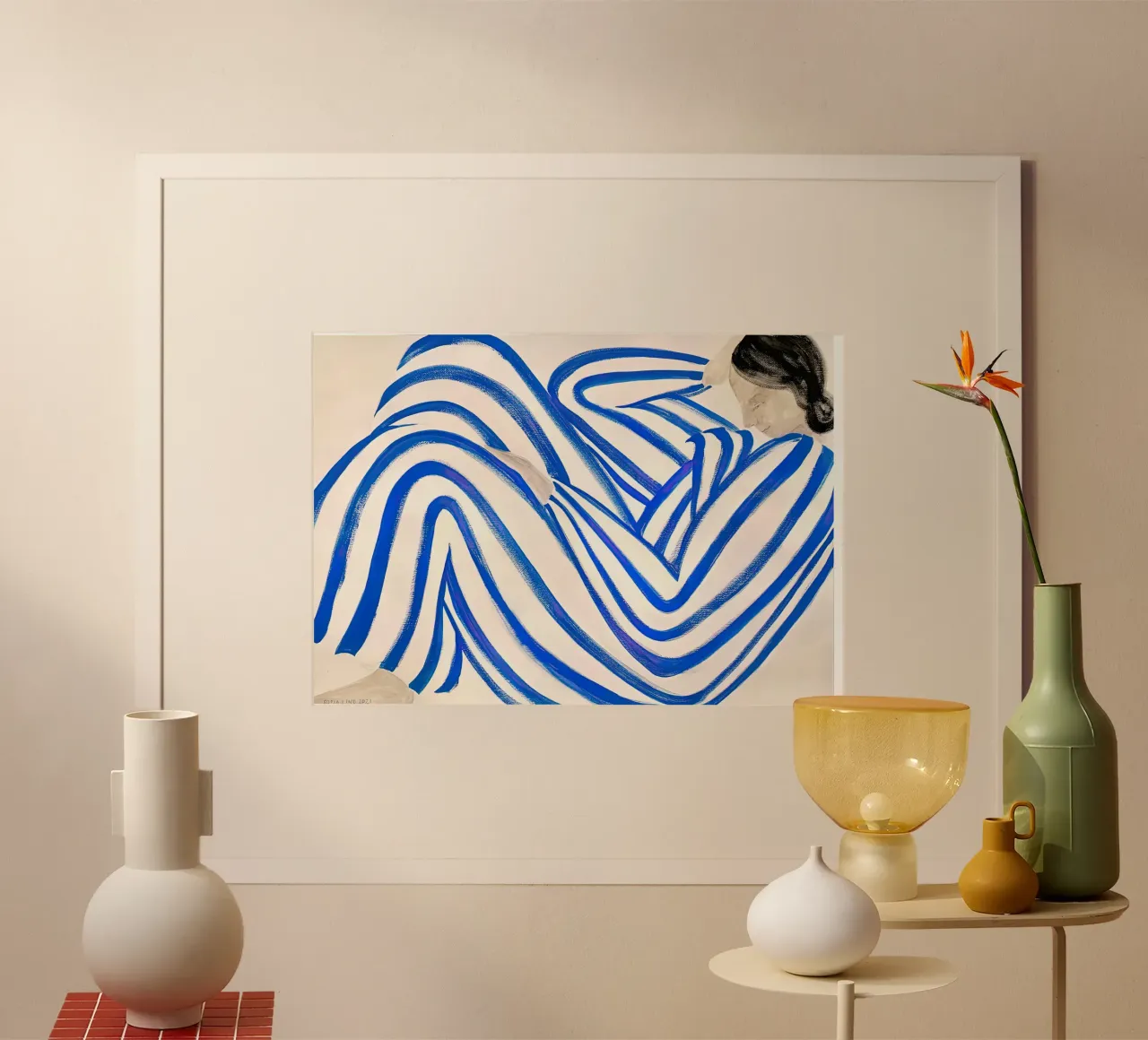 Sofia Lind 63 poster con telaio in alluminio da William Brown
