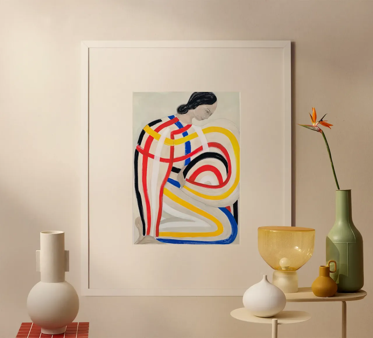 Sofia Lind 65 poster con telaio in legno da William Brown