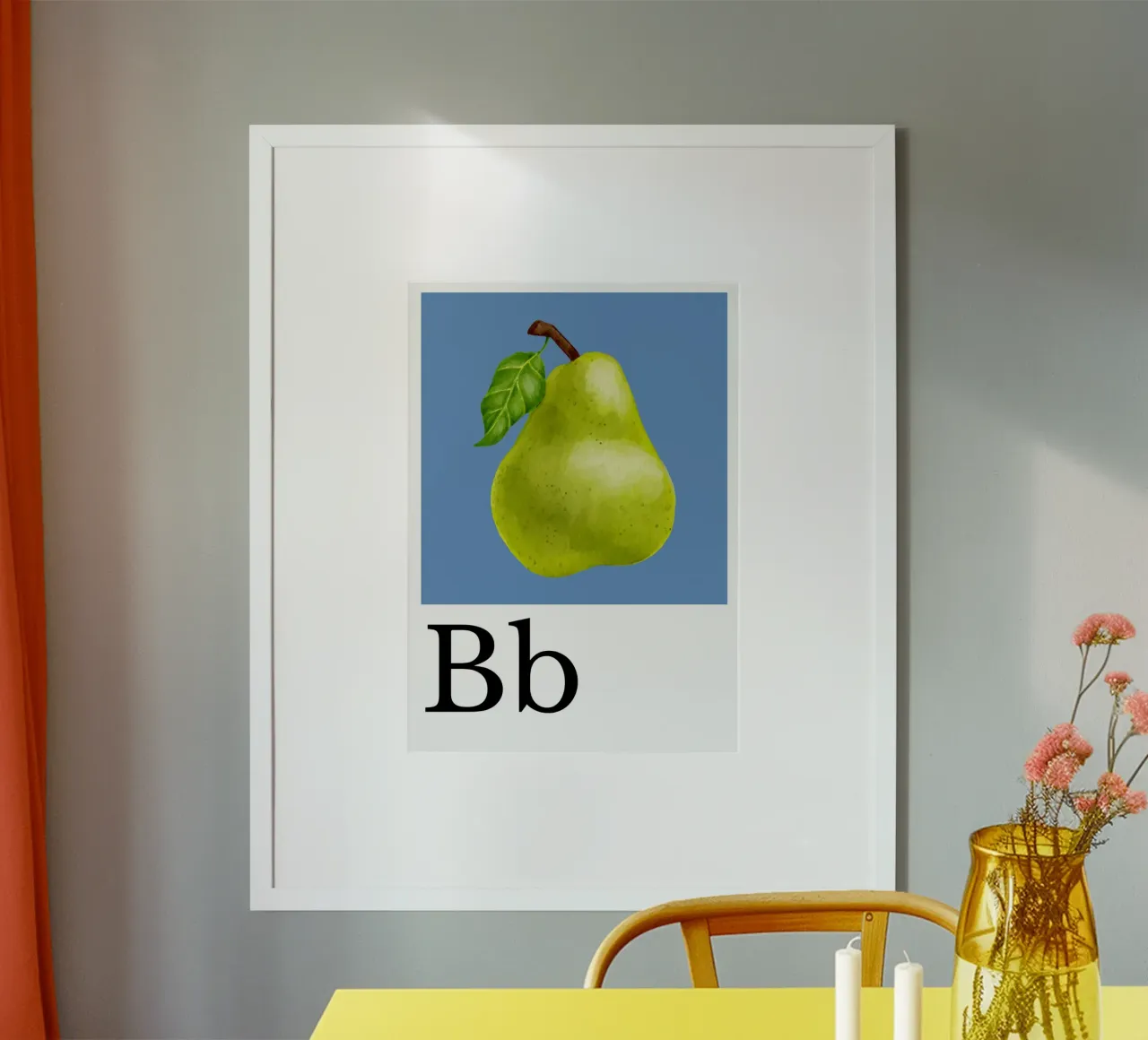 Buchstabe B - B wie Birne poster da Grünkraftwerk