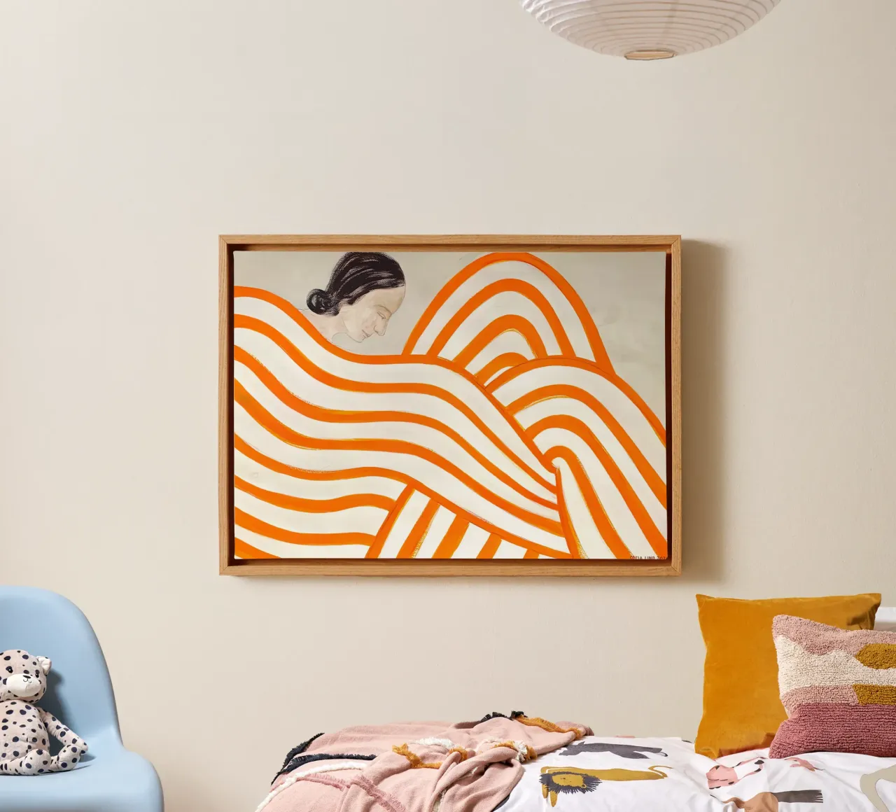 Sofia Lind 67 tela con Cornice a cassetta da William Brown