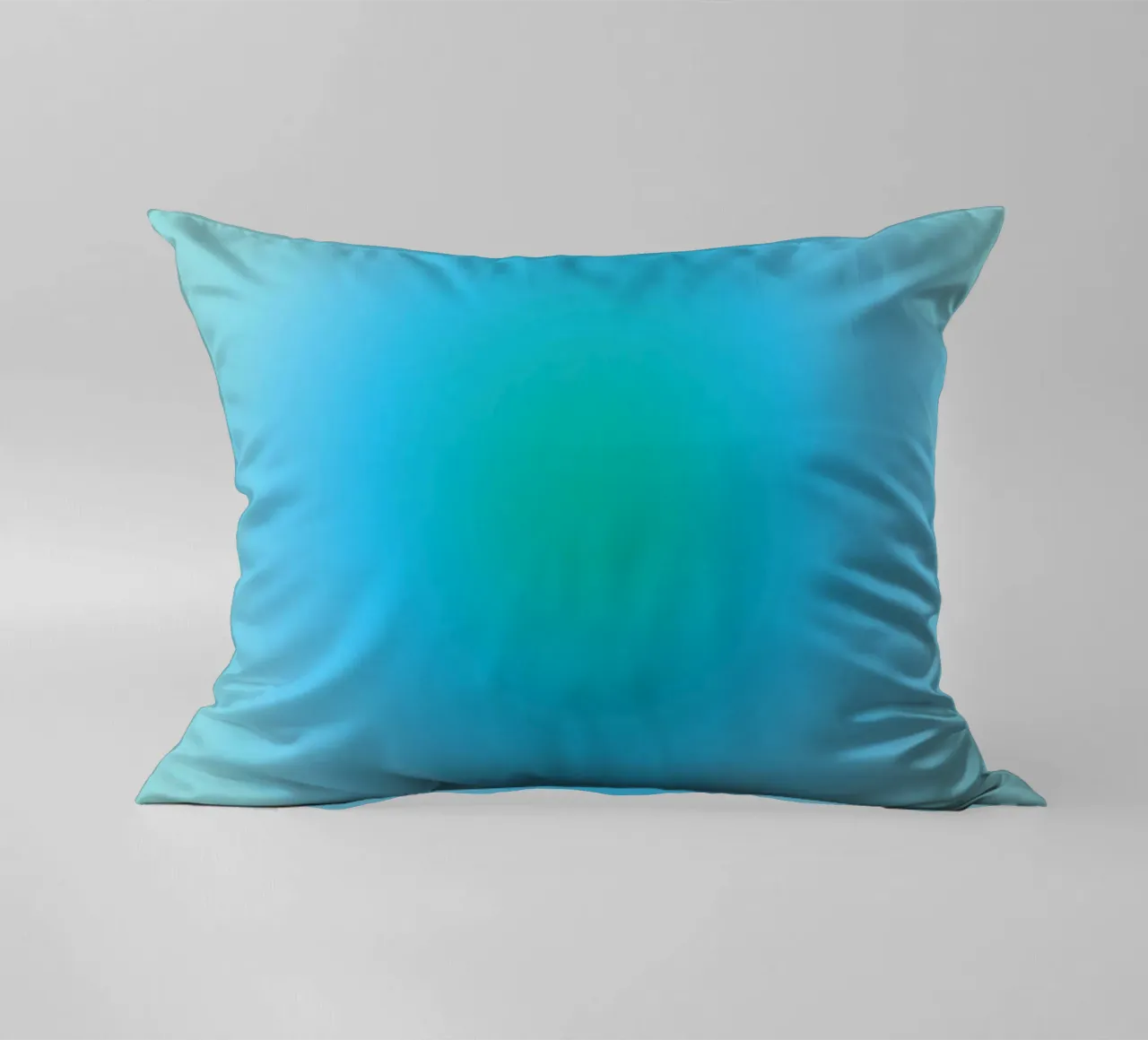 Aura blau/grün Kissen von felixschuster