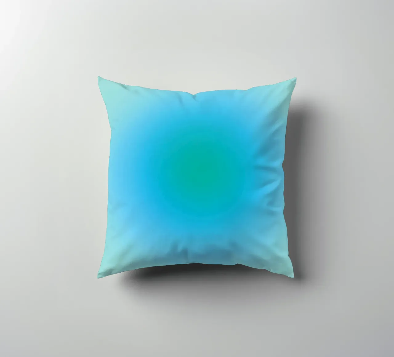 Aura blau/grün Kissen von felixschuster