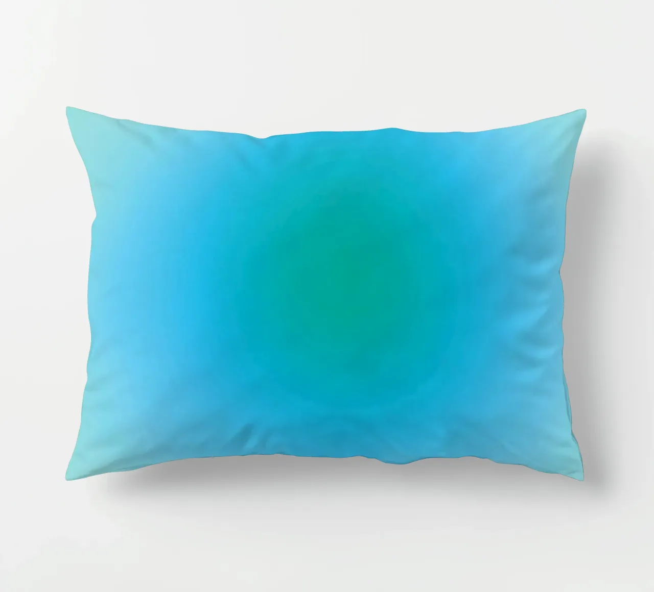 Aura blau/grün Kissen von felixschuster