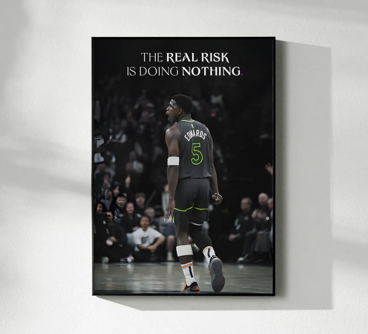"The real risk is doing nothing." plexiglass da Type & Tape