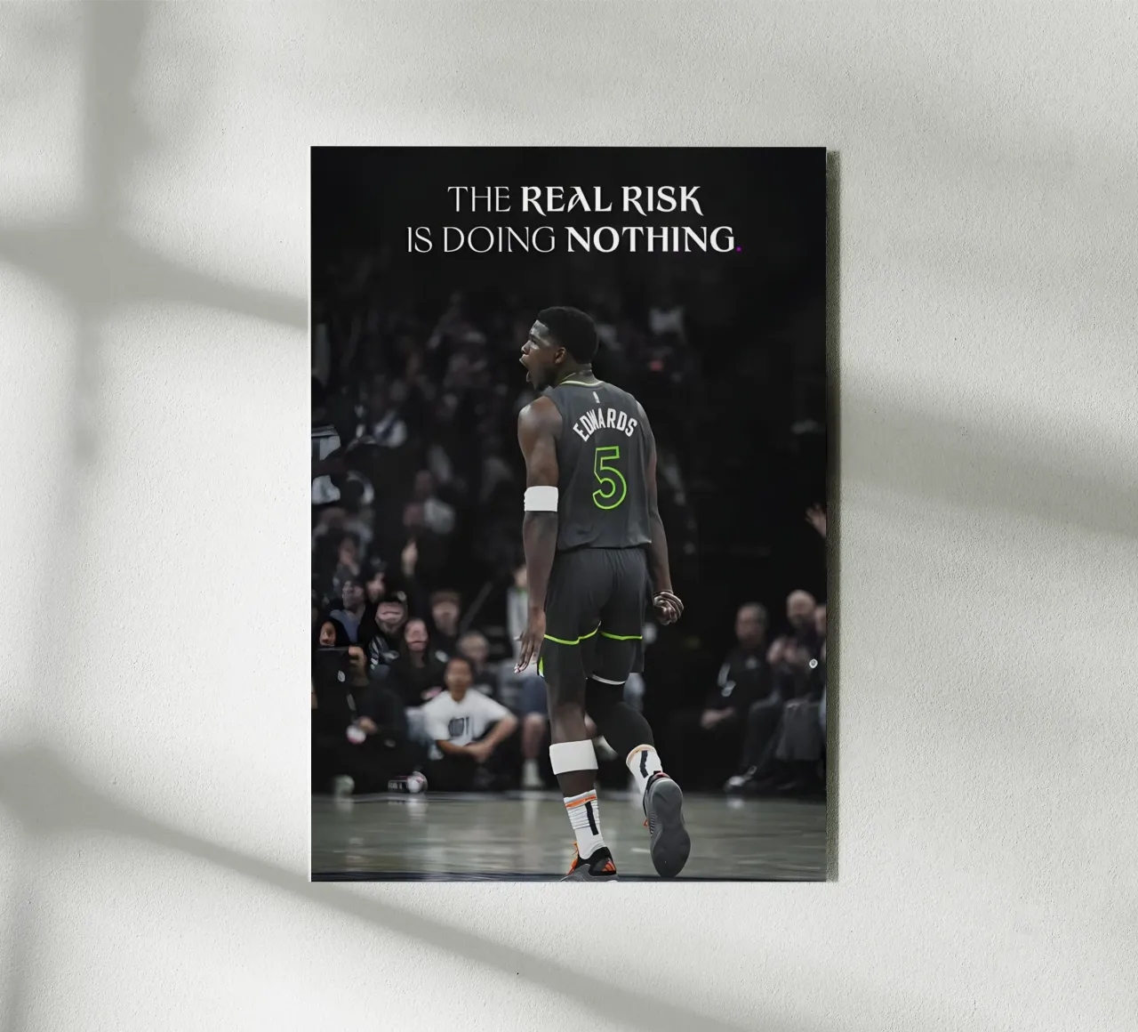 "The real risk is doing nothing." alluminio dibond da Type & Tape