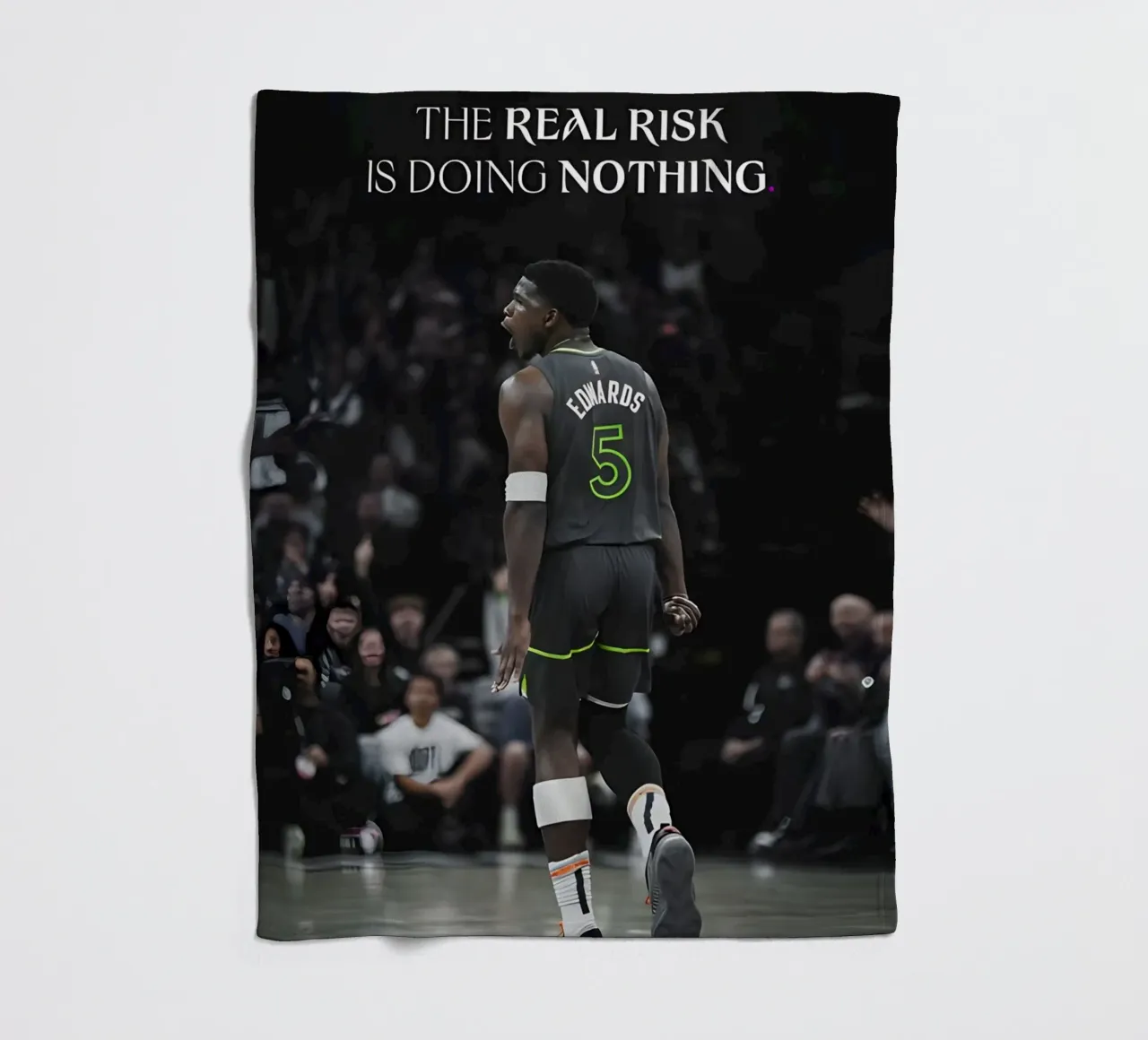 "The real risk is doing nothing." coperta in pile da Type & Tape
