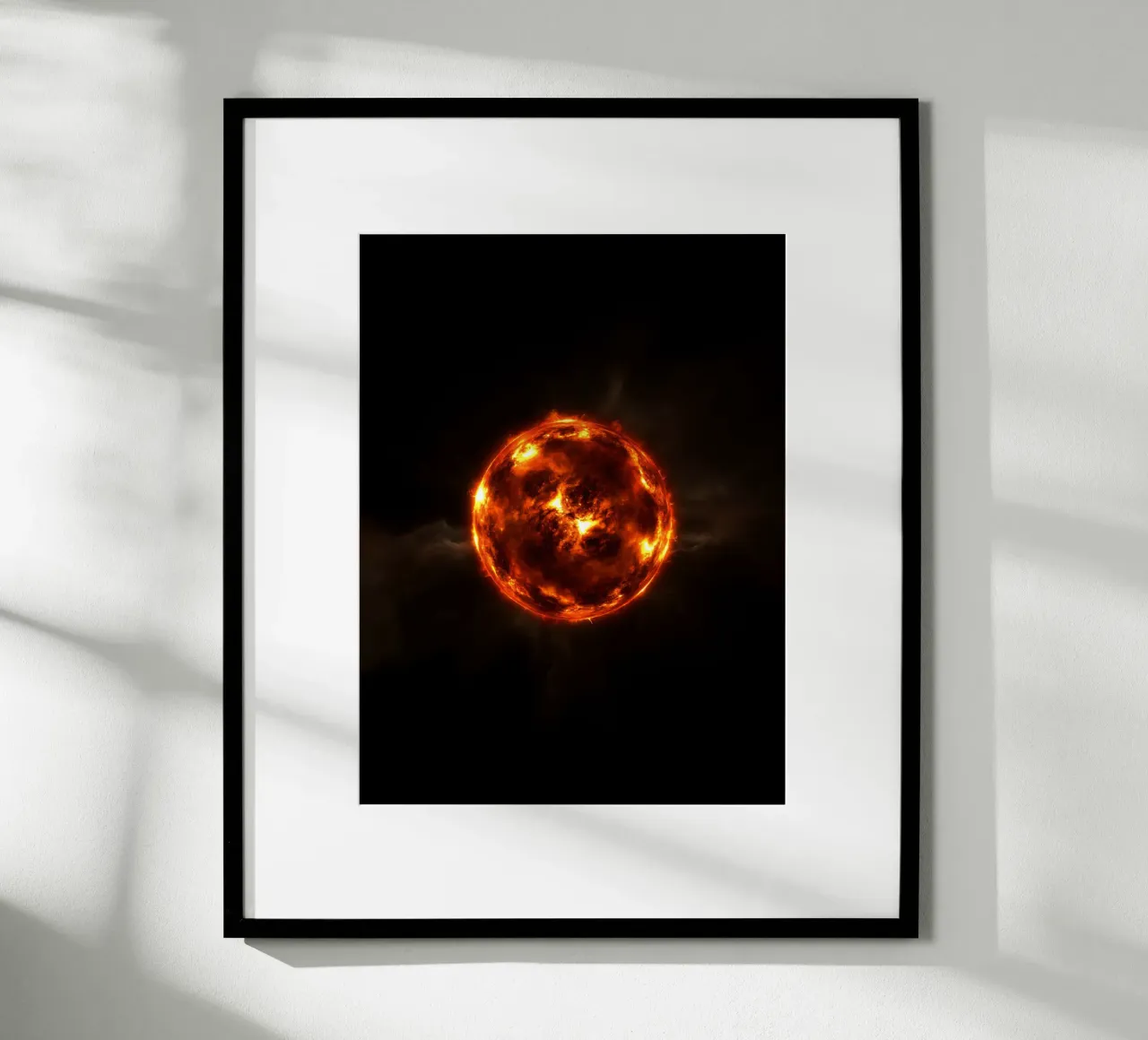 Heart of Fire at the Centre of the Universe hahnemühle by Metallic Meltdown