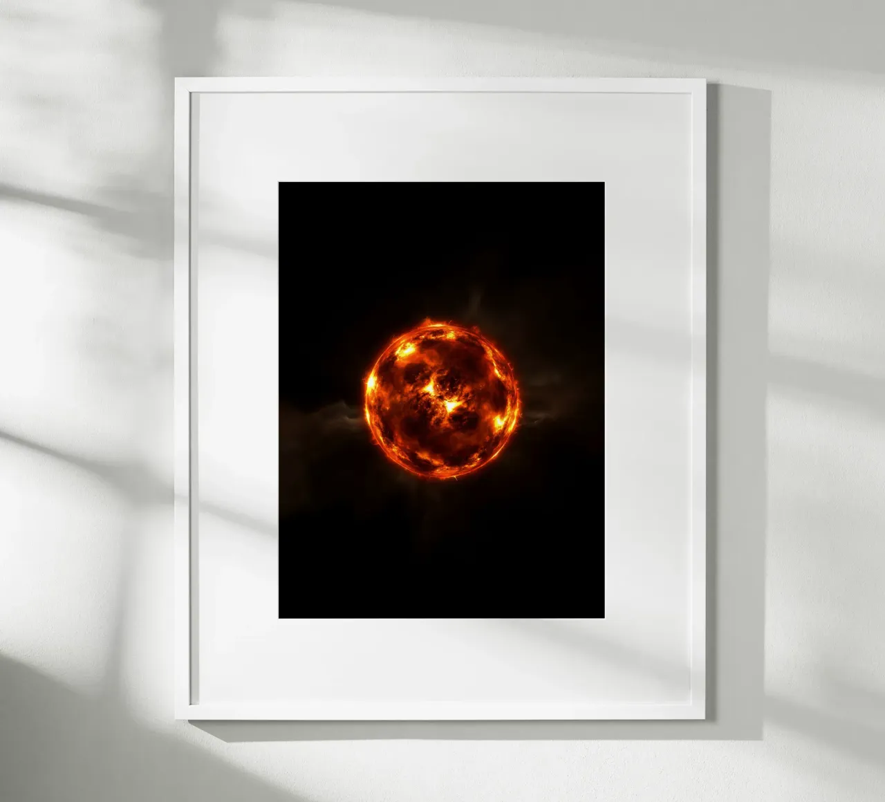 Heart of Fire at the Centre of the Universe hahnemühle by Metallic Meltdown
