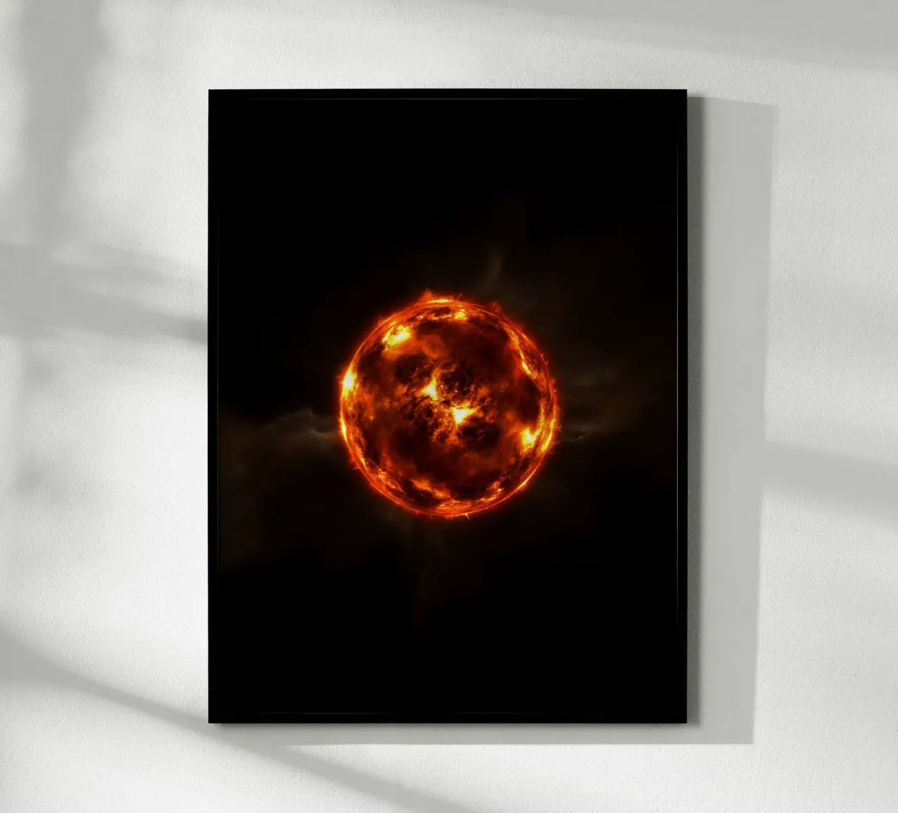 Heart of Fire at the Centre of the Universe hahnemühle by Metallic Meltdown