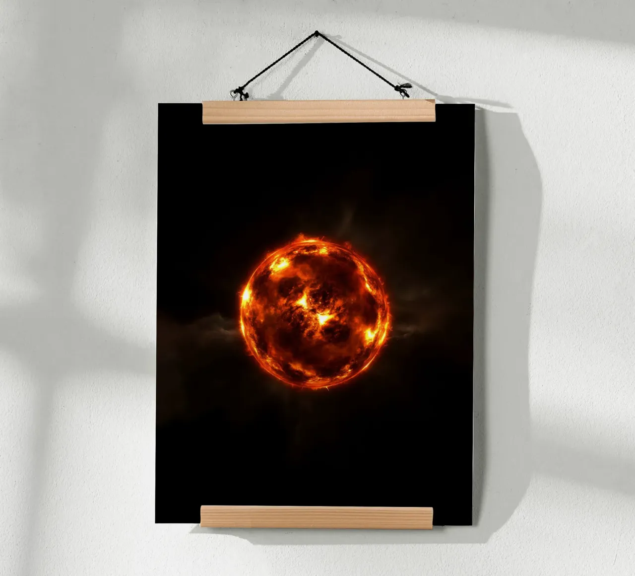 Heart of Fire at the Centre of the Universe hahnemühle by Metallic Meltdown