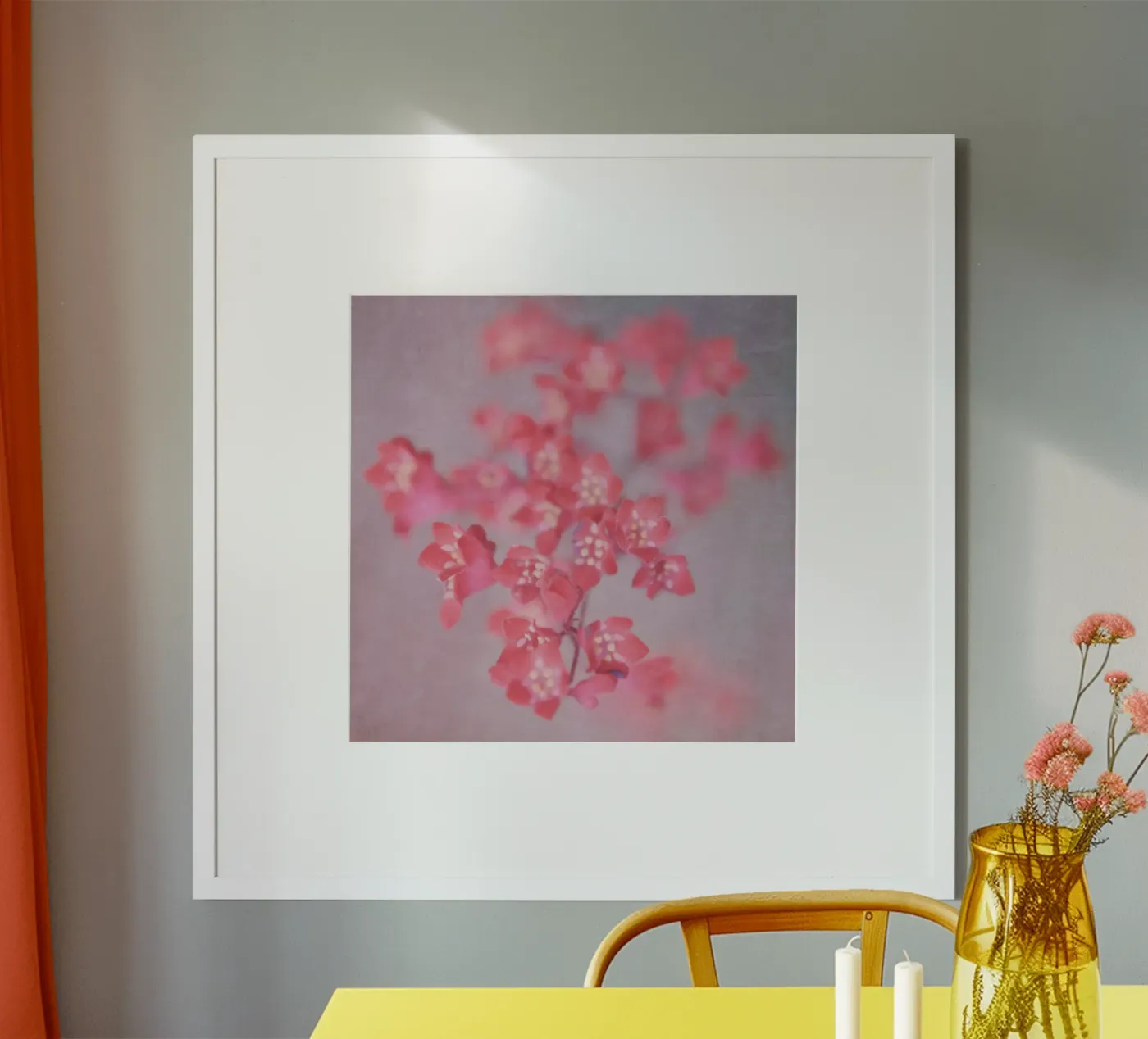 smooth red Poster von Visuelle Poesie am Wegesrand