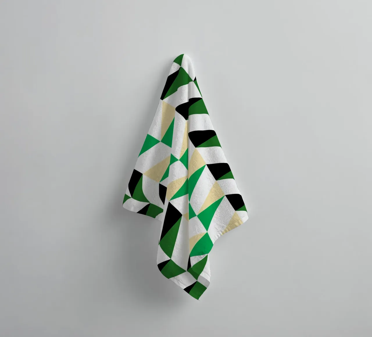 Chevron graphic pattern - Modern Geometric Print towel by Casa Calm