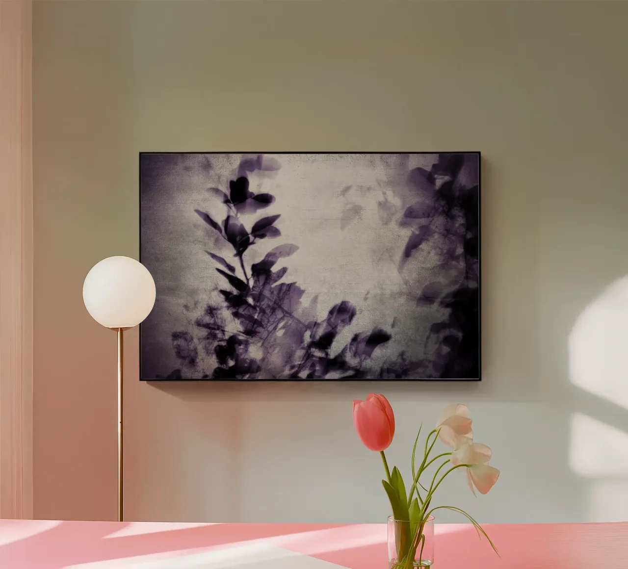 purple leaves plexiglass da Visuelle Poesie am Wegesrand