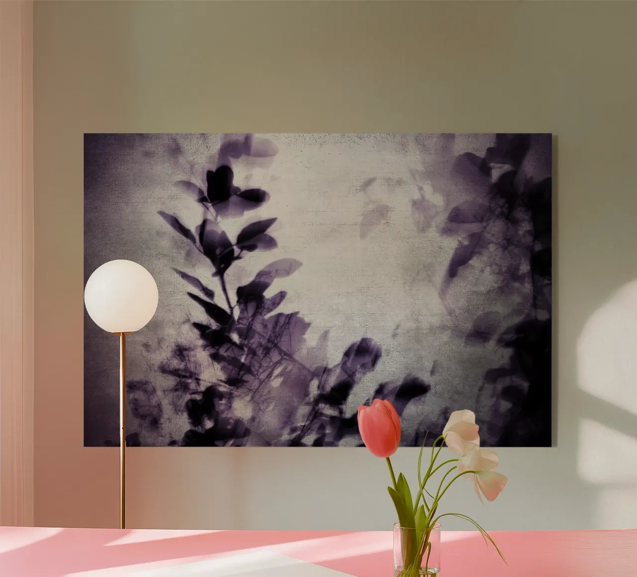 purple leaves plexiglass da Visuelle Poesie am Wegesrand