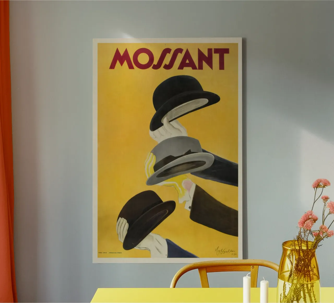Mossant tela con Cornice a cassetta da Robyn Santiago