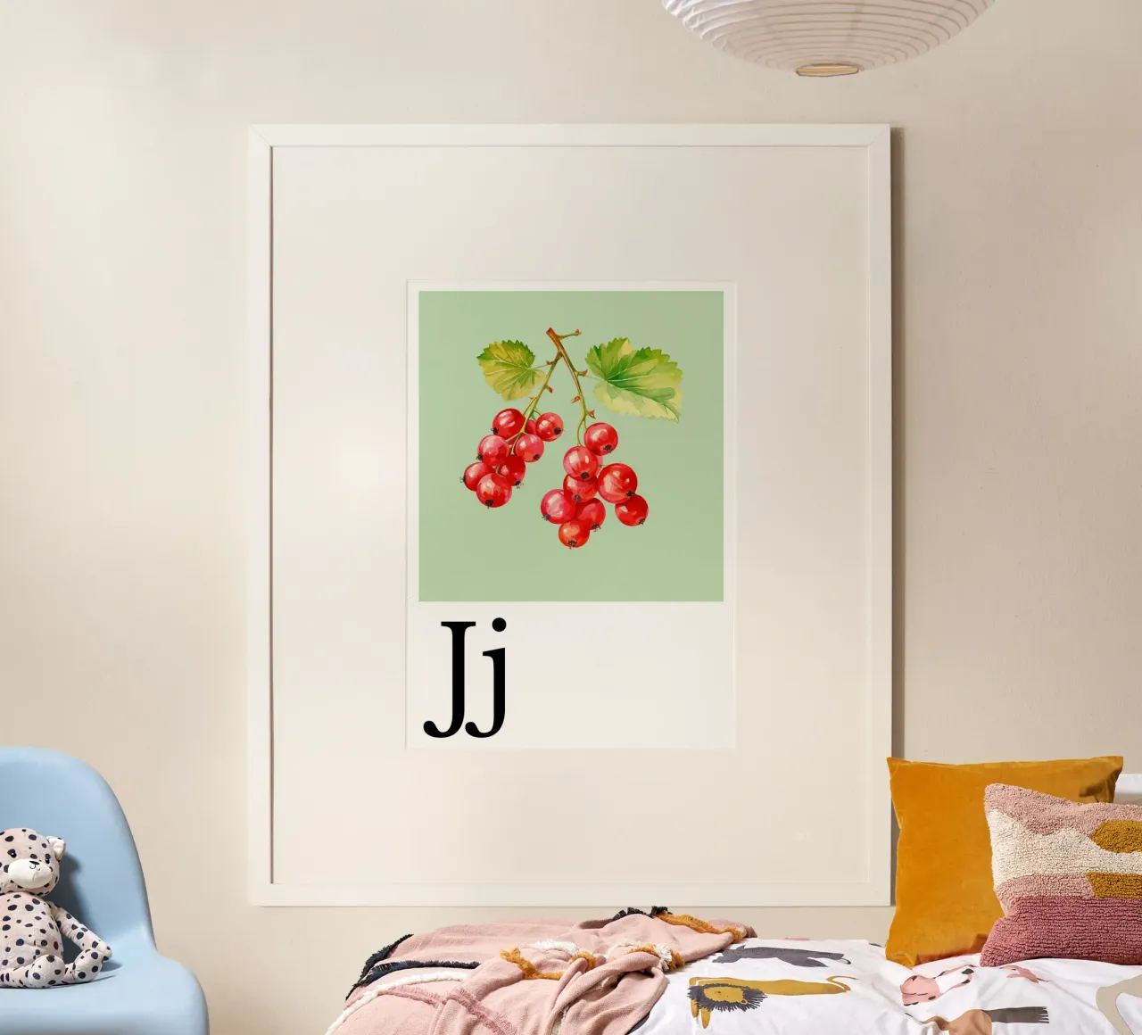 Buchstabe J - J wie Johannisbeere poster da Grünkraftwerk