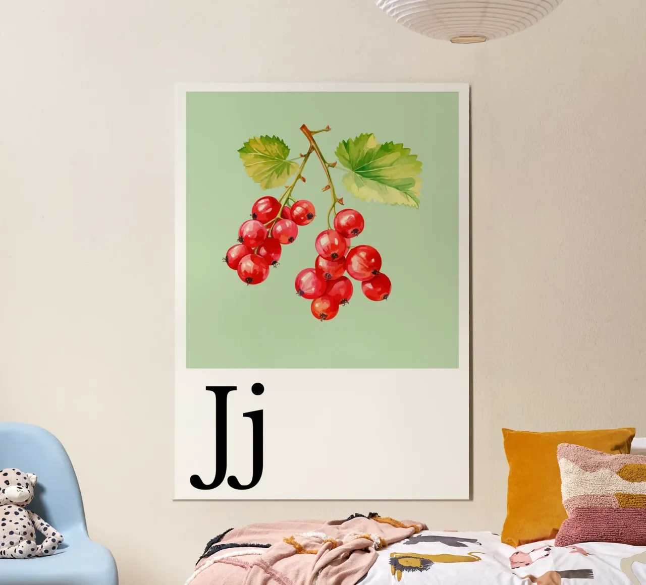 Buchstabe J - J wie Johannisbeere poster da Grünkraftwerk