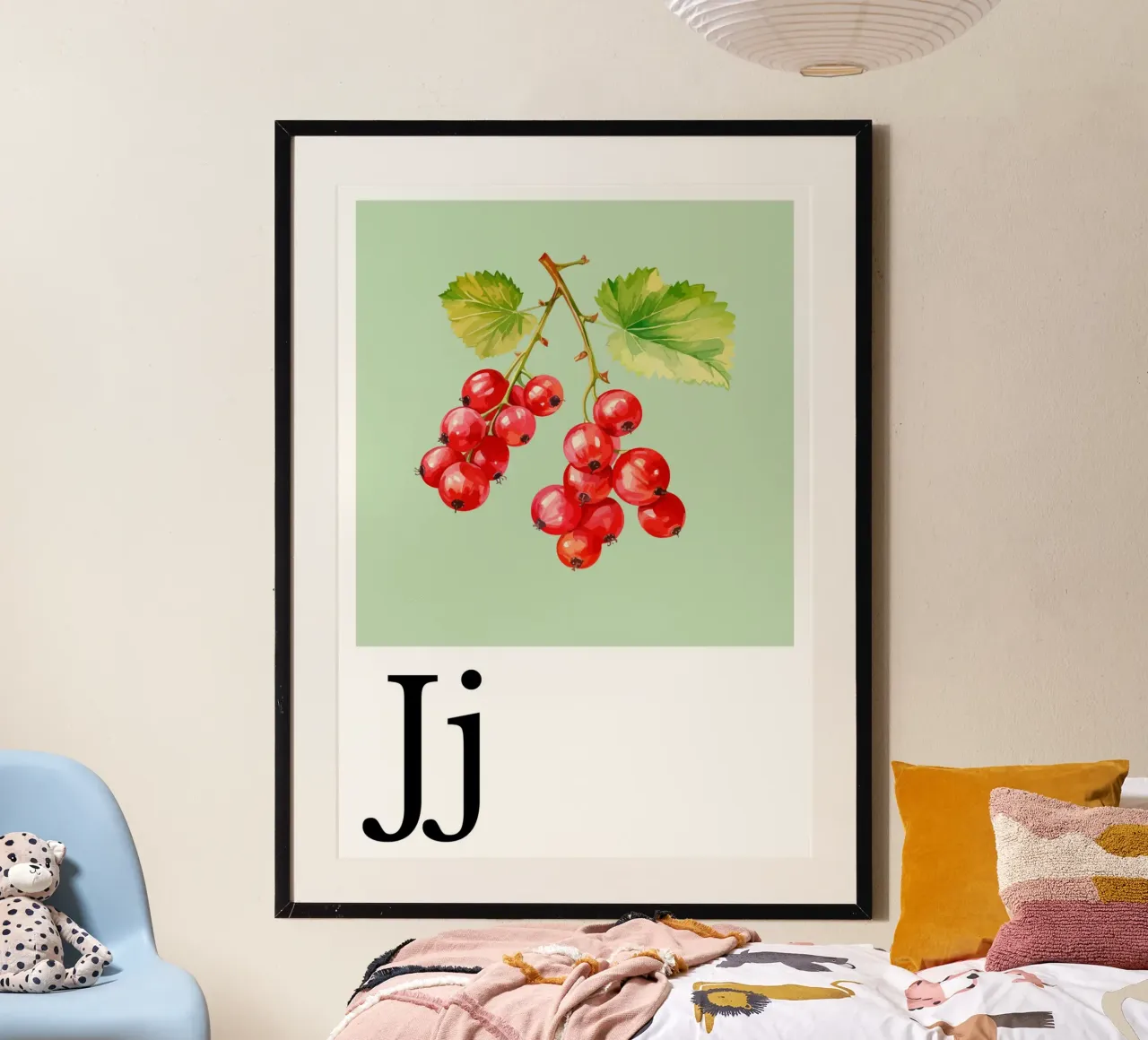 Buchstabe J - J wie Johannisbeere poster da Grünkraftwerk