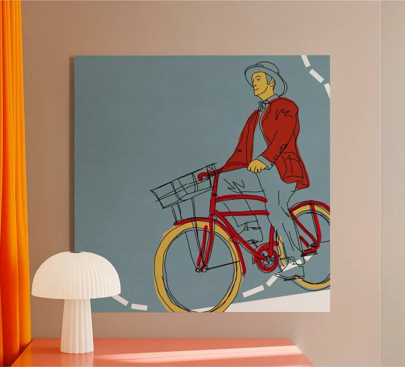 Bike Breakfast plexiglass da Francesco Zorzi