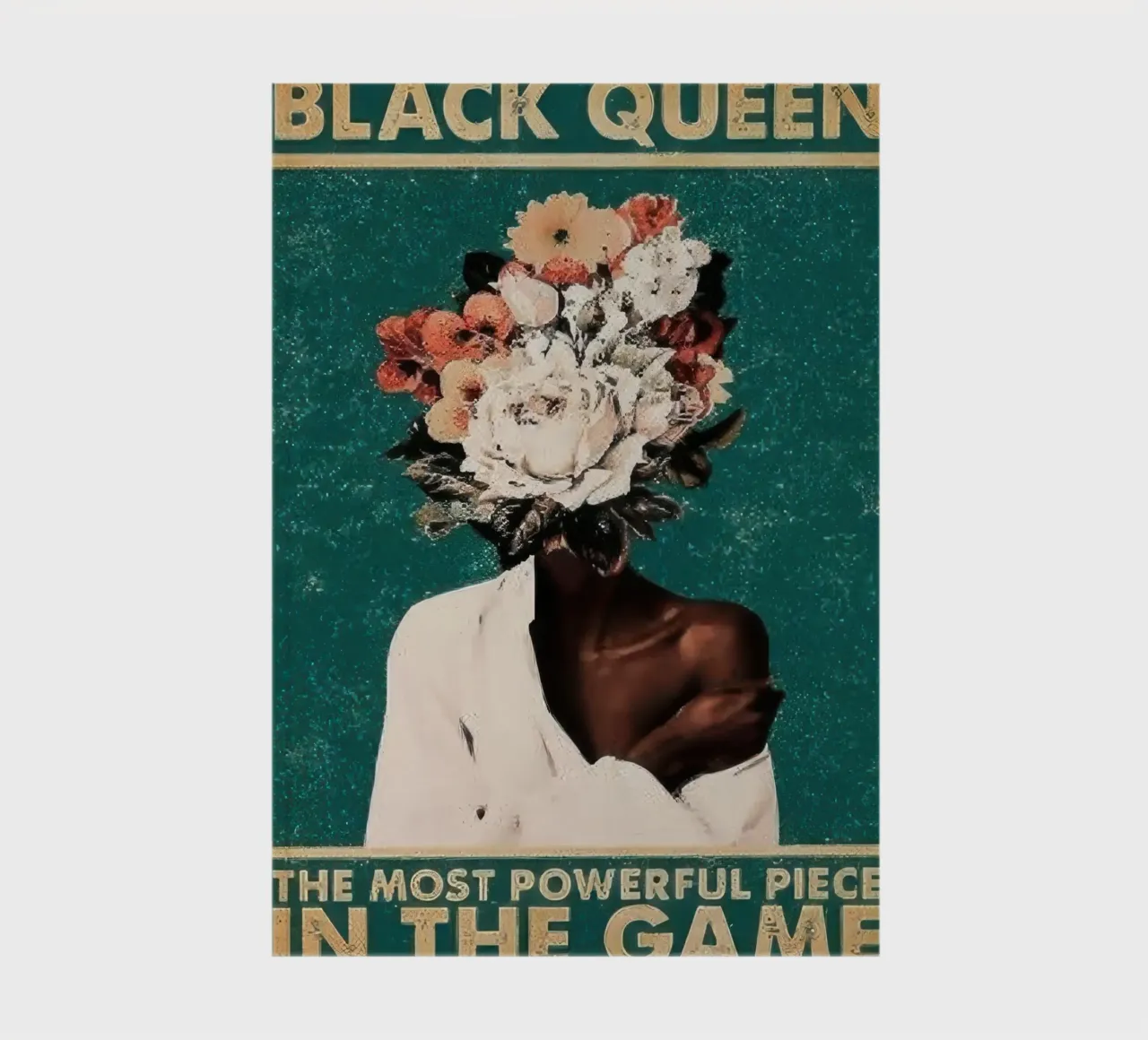Black Queen In The Game notebook by Robyn Santiago