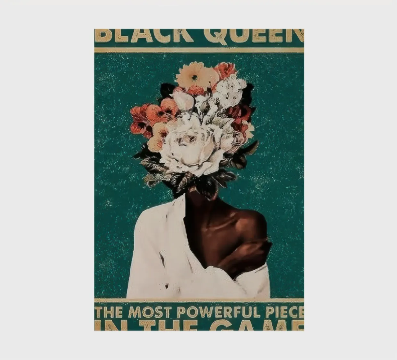 Black Queen In The Game notebook by Robyn Santiago