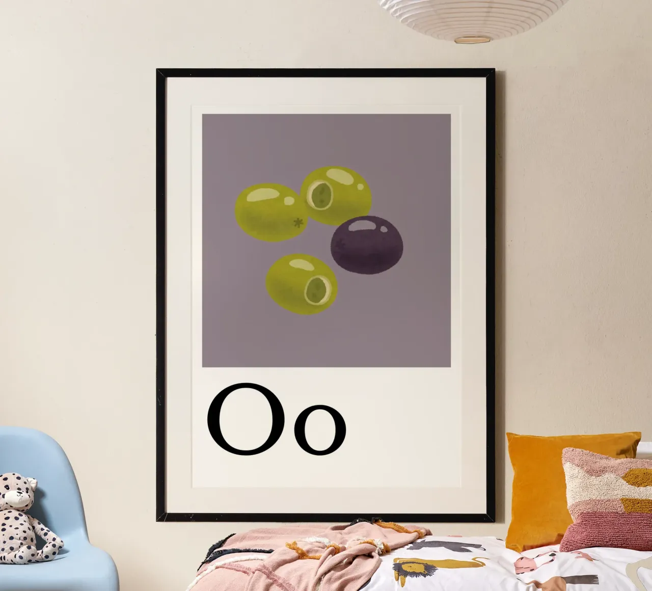 Buchstabe O - O wie Oliven poster da Grünkraftwerk