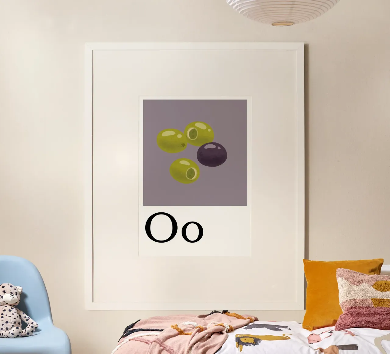 Buchstabe O - O wie Oliven poster da Grünkraftwerk