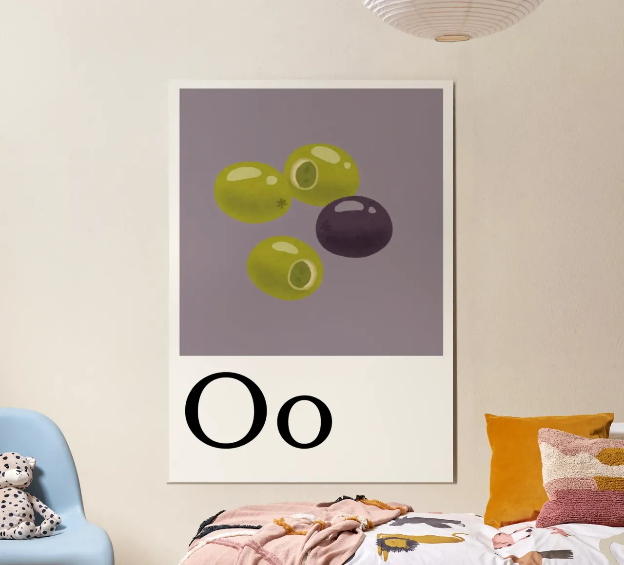 Buchstabe O - O wie Oliven poster da Grünkraftwerk
