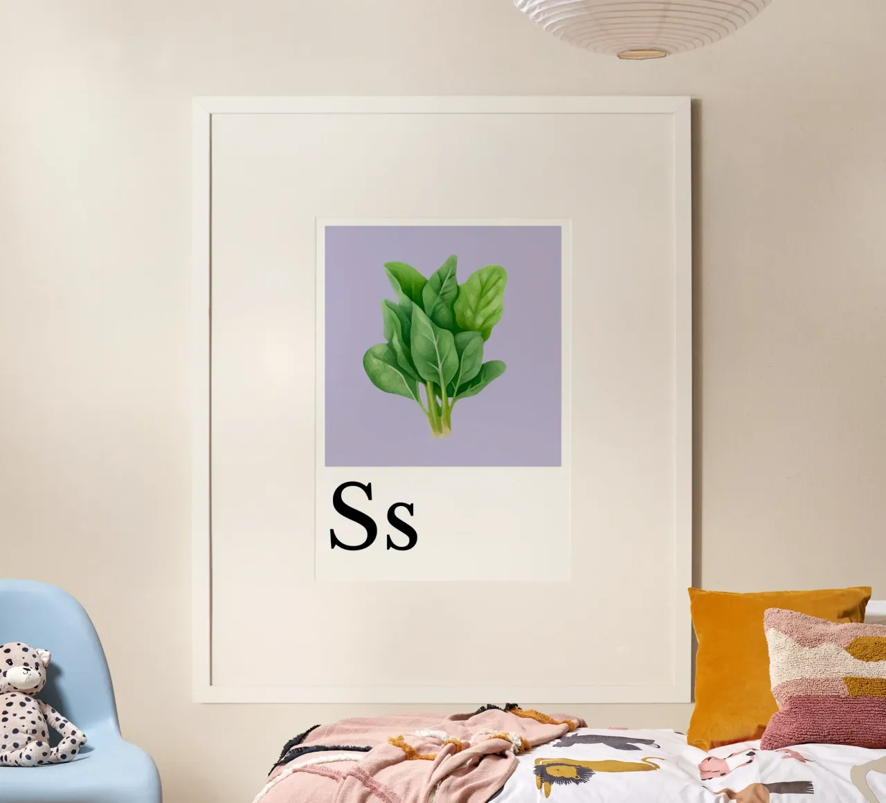 Buchstabe S - S wie Spinat poster da Grünkraftwerk
