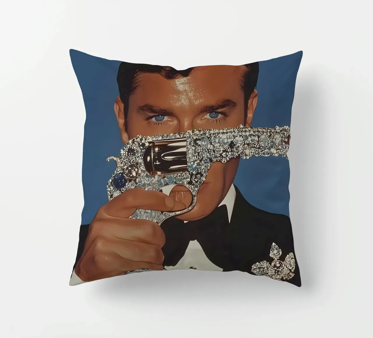 Roger Moore cuscino da Low poly art
