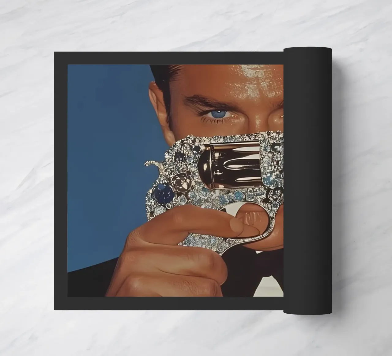 Roger Moore zerbino da Low poly art