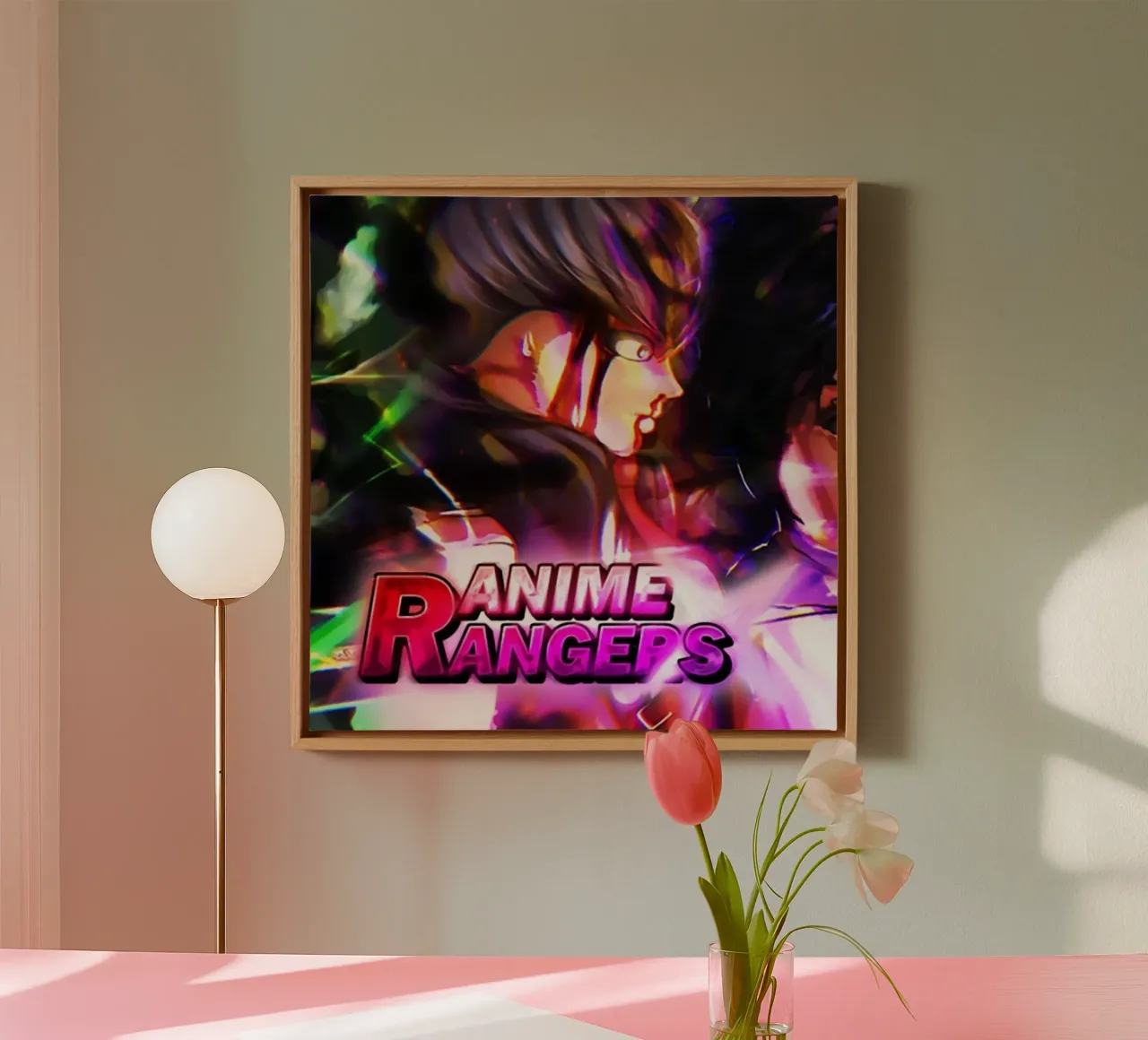 anime rangers x codici 2025 poster tela con Cornice a cassetta da Junior Harrington